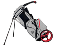 Zero Friction Wheel Pro Push Cart & Stand Bag, Grey